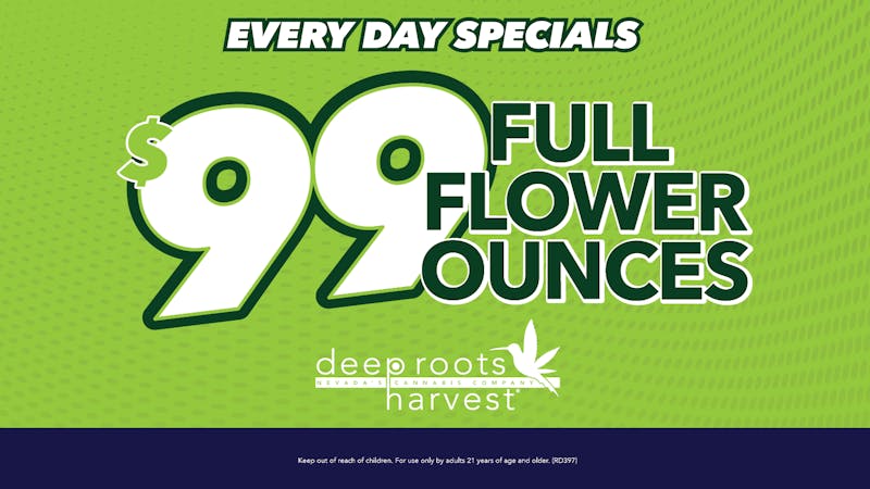 Deep Roots Harvest - Mesquite $99 FULL FLOWER OUNCES!