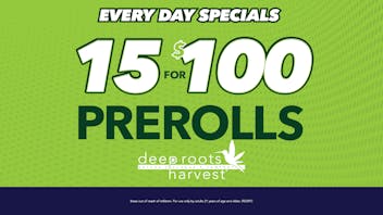 Deep Roots Harvest - West Wendover 15 FOR $100 PREROLLS!