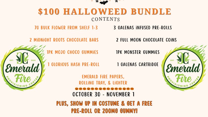 Emerald Fire Provisioning Center- Coleman $100 HALLOWEED BUNDLE