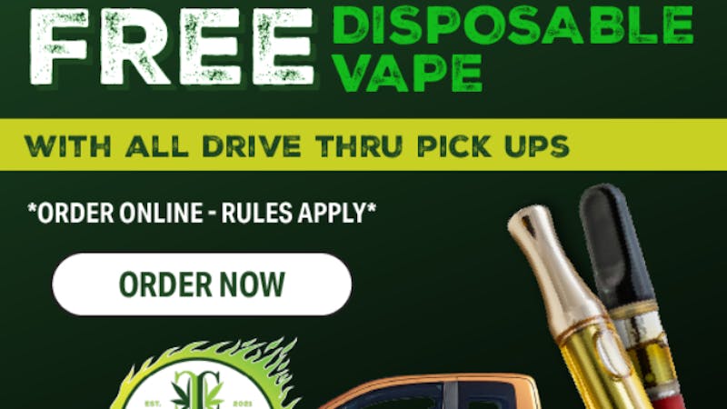 Emerald Fire Provisioning Center- West Branch Place an online order = Get a FREE Disposable Vape