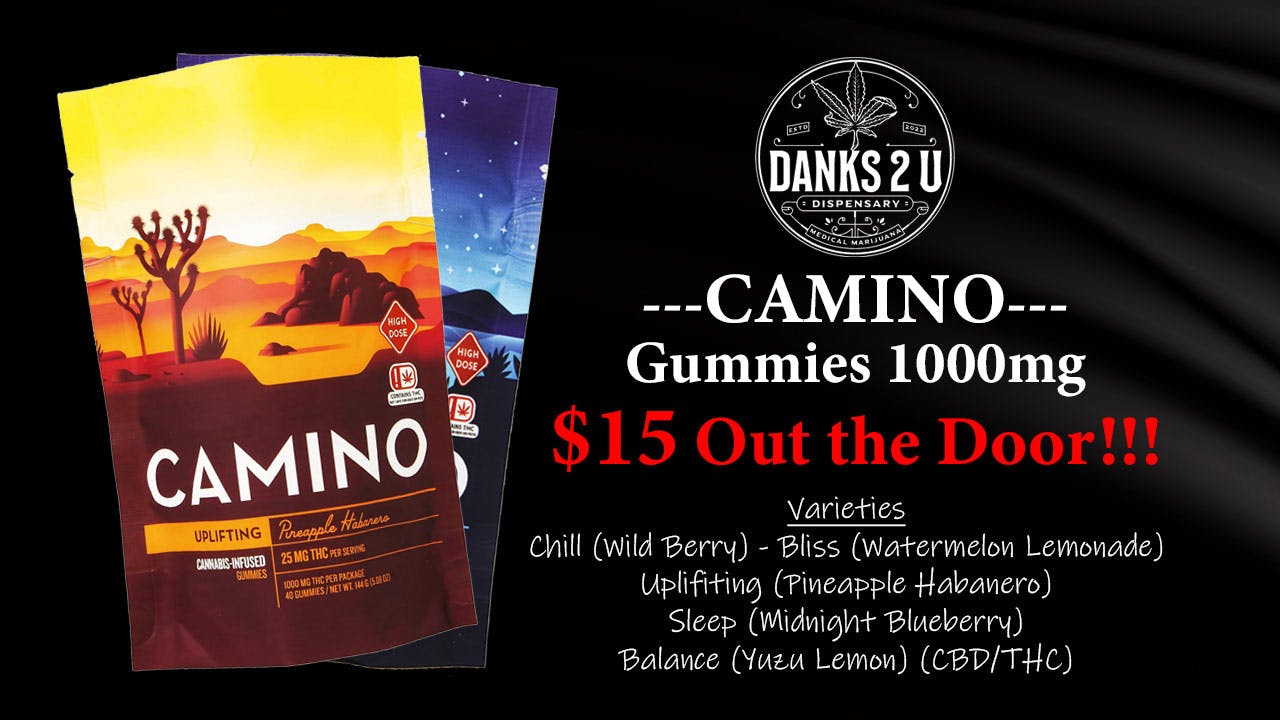 Danks 2 U Camino Gummies 1000mg ($15 OTD)