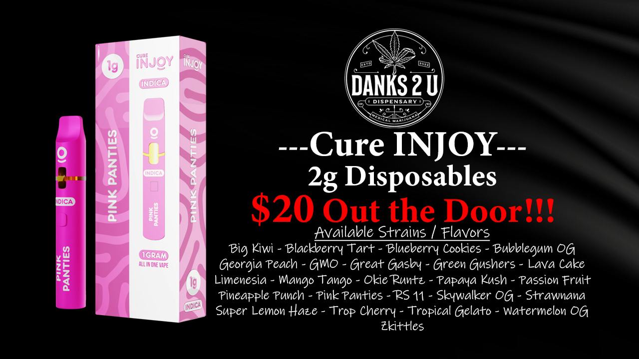 Danks 2 U Injoy Disposables 2g ($20 OTD)