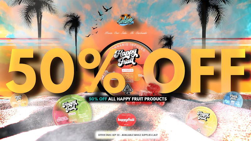 Curbside PCH Get 50% off all Happy Fruit products – shop now!