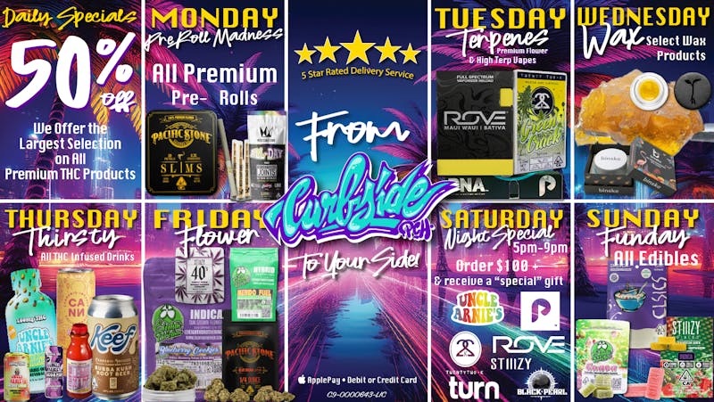 Curbside PCH TERP TUESDAYS!!!! STOCK UP FOR DANKSGIVING NOW 😎