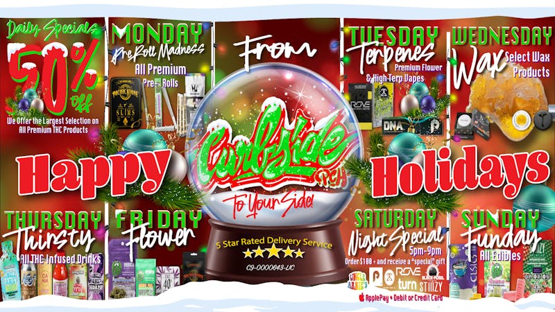 Curbside PCH 50% OFF THIRSY THURSDAYS AT CURBSIDE PCH!!!