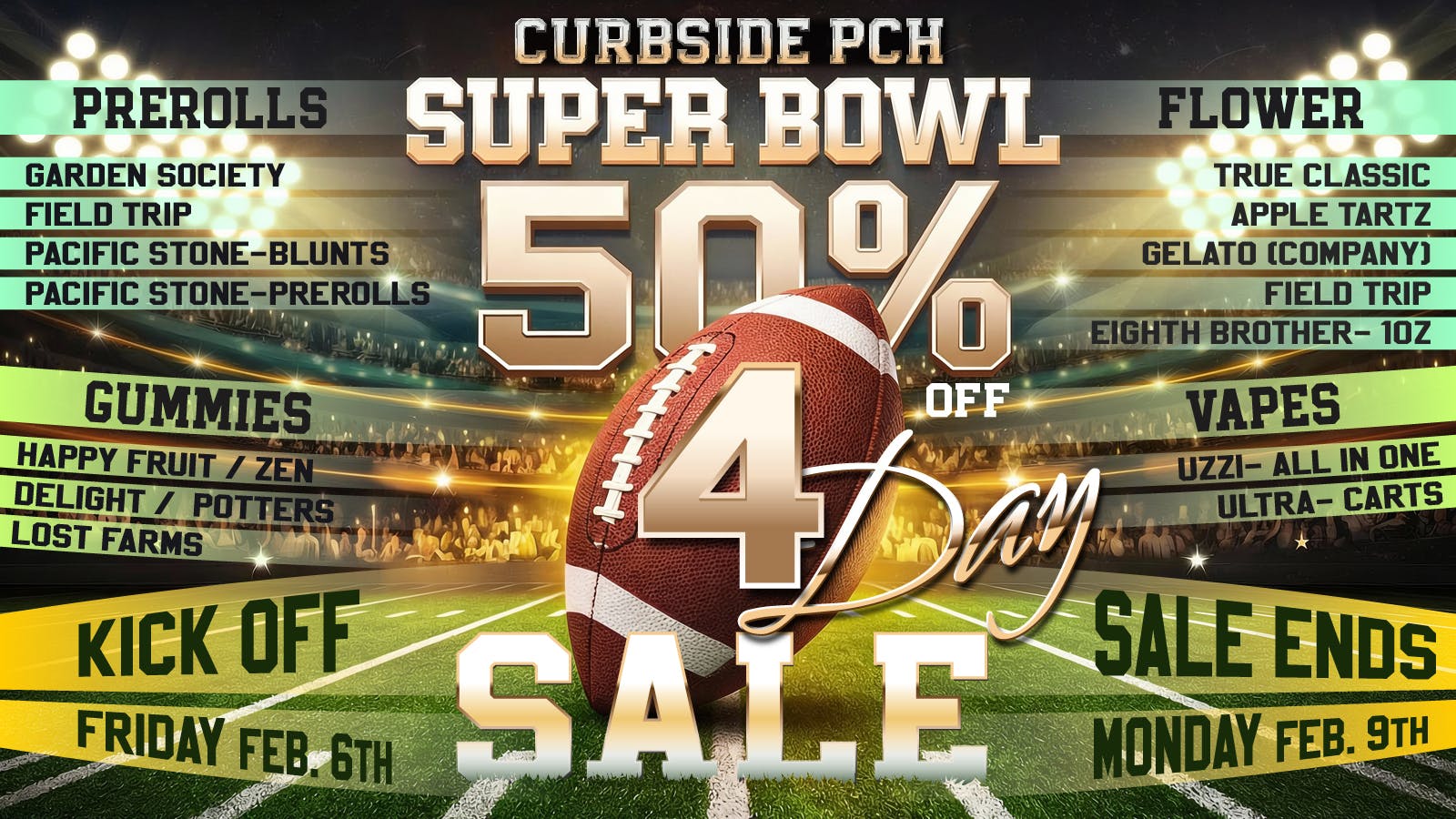 Curbside PCH 🏈 SUPER HIGH SAVINGS 50% OFF 🚀