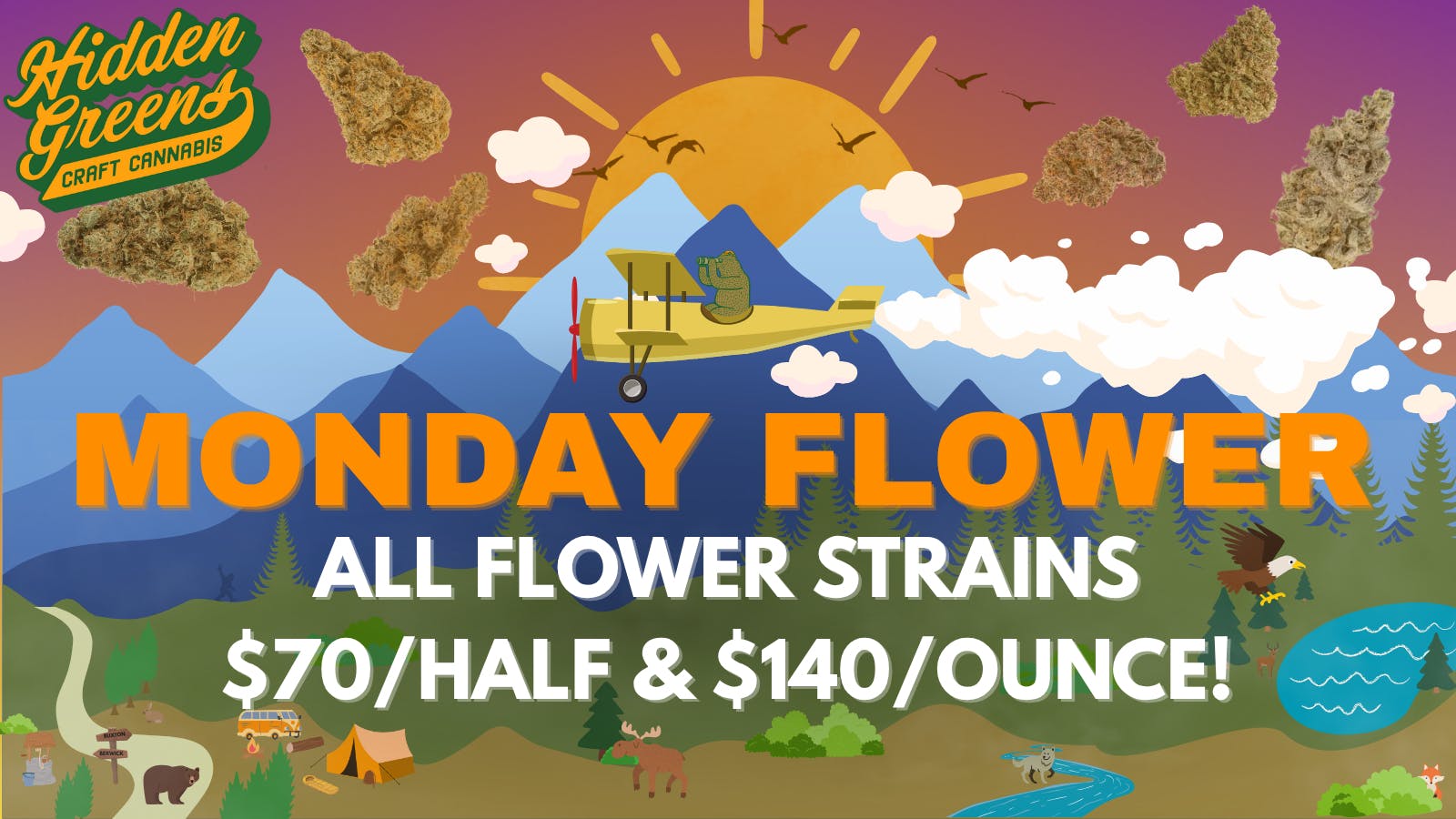 Hidden Greens - Berwick (Pickup Available) Monday Flower Deals!