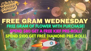 Hidden Greens - Berwick (Pickup Available) Free Gram Wednesday!