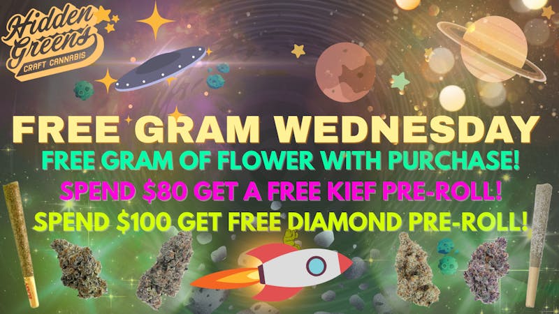 Hidden Greens - Berwick (Pickup Available) Free Gram Wednesday!