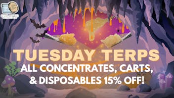 Curated Cannabis Company Terp Tuesdays! 15% Off Concentrates!