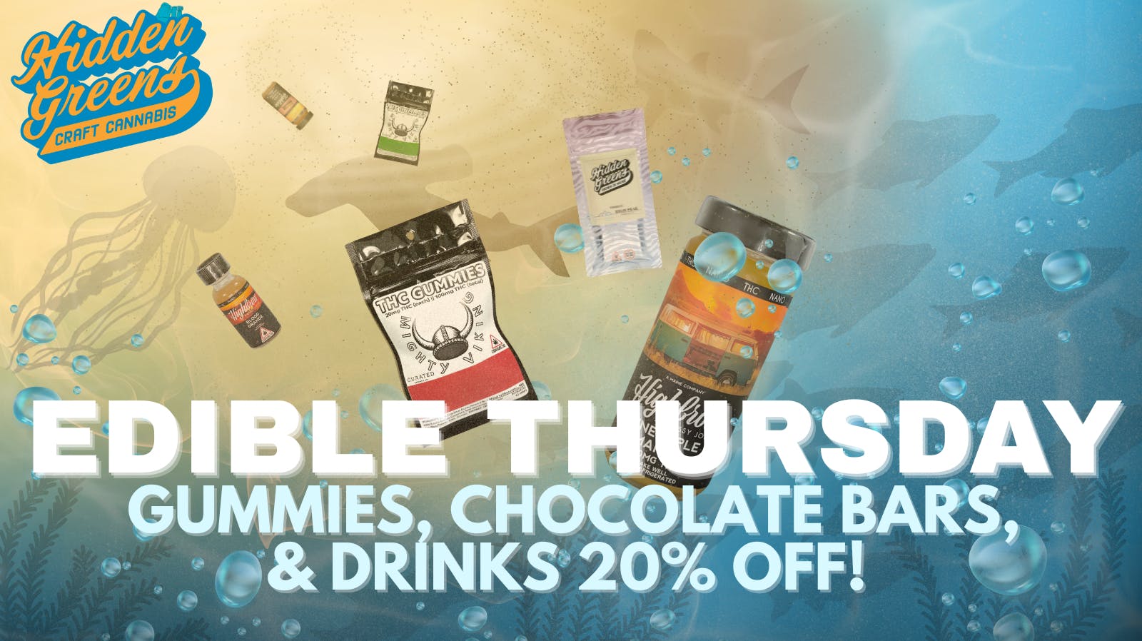 Hidden Greens - Berwick (Pickup Available) Edible Thursday! 20% Off Edibles!