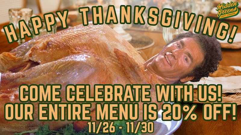 Hidden Greens - South Portland Happy Holidays! EVERYTHING 20% OFF @ Hidden Greens