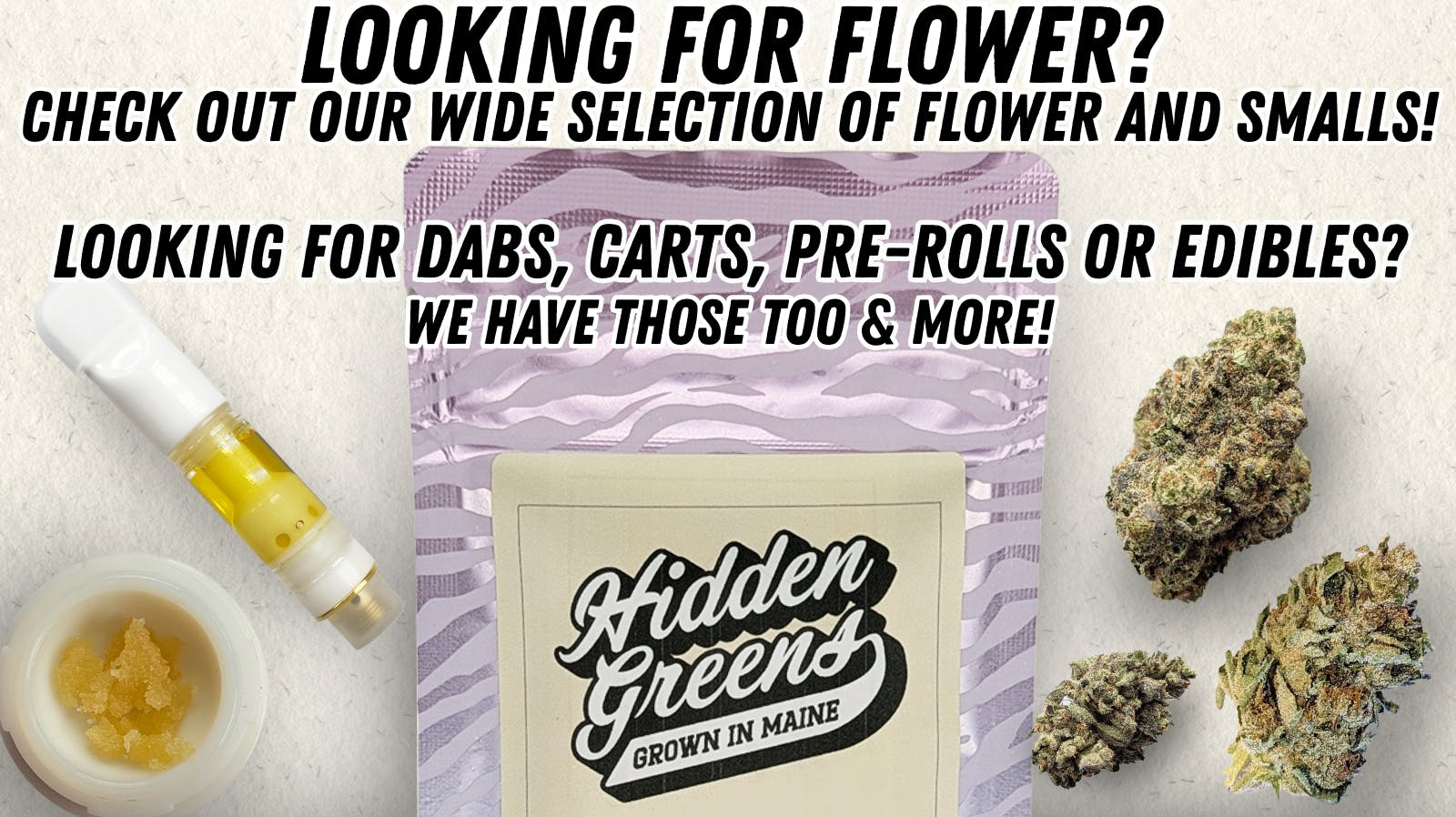 Hidden Greens - South Portland Come Check Out Our Menu!