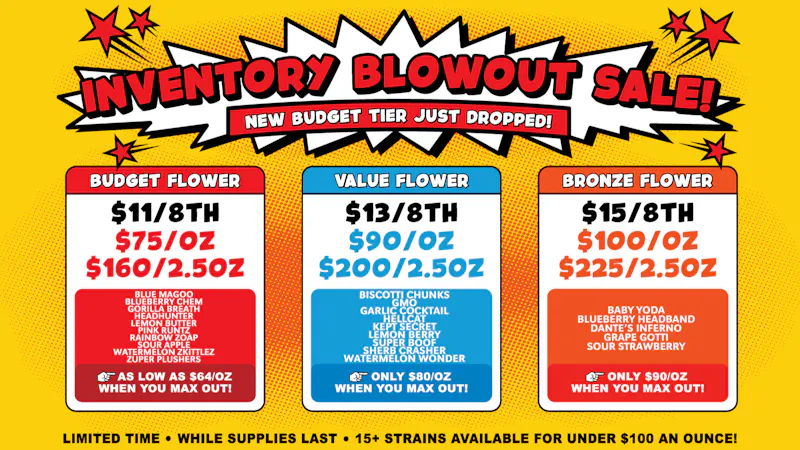 Hidden Greens - South Portland Inventory Blowout Sale While Supplies Last!