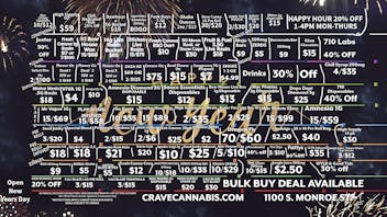 Crave Cannabis Fire Sale! Everything on Sale!
