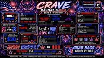 Crave Cannabis WHY WAIT IN LINE... COME SHOP HERE!