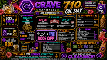 Crave Cannabis WHY WAIT IN LINE... COME SHOP HERE!