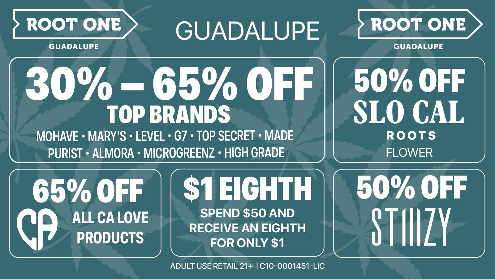 Root One - Guadalupe Croptober at Root One: Up to 65% Off 🍂