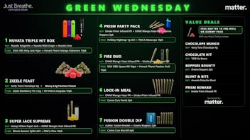 Just Breathe Binghamton GREEN WEDNESDAY DEALS