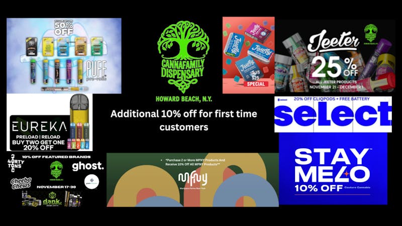 Cannafamily Dispensary 10% Off First Time Purchase & More Savings
