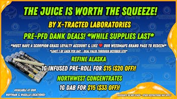 Scorpion Grass PRE-PFD DANK DEALS-THE JUICE IS WORTH THE SQUEEZE