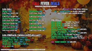 Scorpion Grass FALL FEVER DEALS - FLOWER+PRS SALES!