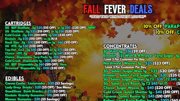 Scorpion Grass FALL FEVER DEALS - CARTS, DABS, EDIBLES!