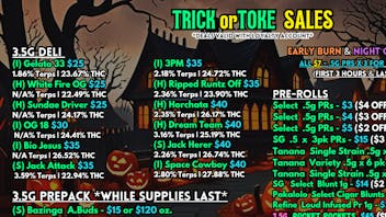 Scorpion Grass TRICK OR TOKE SALES - FLOWER+PRS SALES!