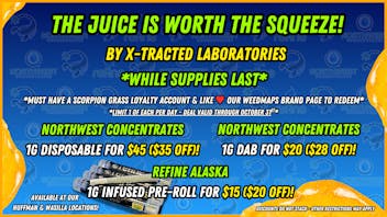 Scorpion Grass EXCLUSIVE DEALS - THE JUICE IS WORTH THE SQUEEZE!