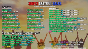 Scorpion Grass SIMPLY GRATEFUL SALES - FLOWER+PRS SALES!