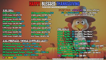 Scorpion Grass HAPPY BLESSED THANKSGIVING - FLOWER+PRS SALES!