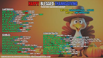 Scorpion Grass HAPPY BLESSED THANKSGIVING - CARTS, DABS, EDIBLES!