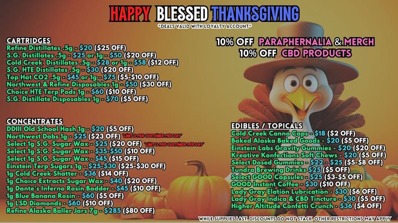 Scorpion Grass - South Anchorage SIMPLY GRATEFUL SALES - CARTS, DABS, EDIBLES!