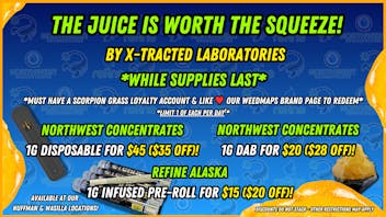 Scorpion Grass THE JUICE IS WORTH THE SQUEEZ - EXCLUSIVE DEALS!