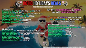 Scorpion Grass - South Anchorage HO’HO HO’LIDAY DEALS - CARTS, DABS, EDIBLES!