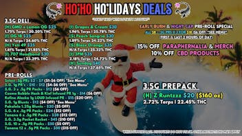 Scorpion Grass - South Anchorage HO’HO HO’LIDAYS DEALS - FLOWER & PRE-ROLLS!