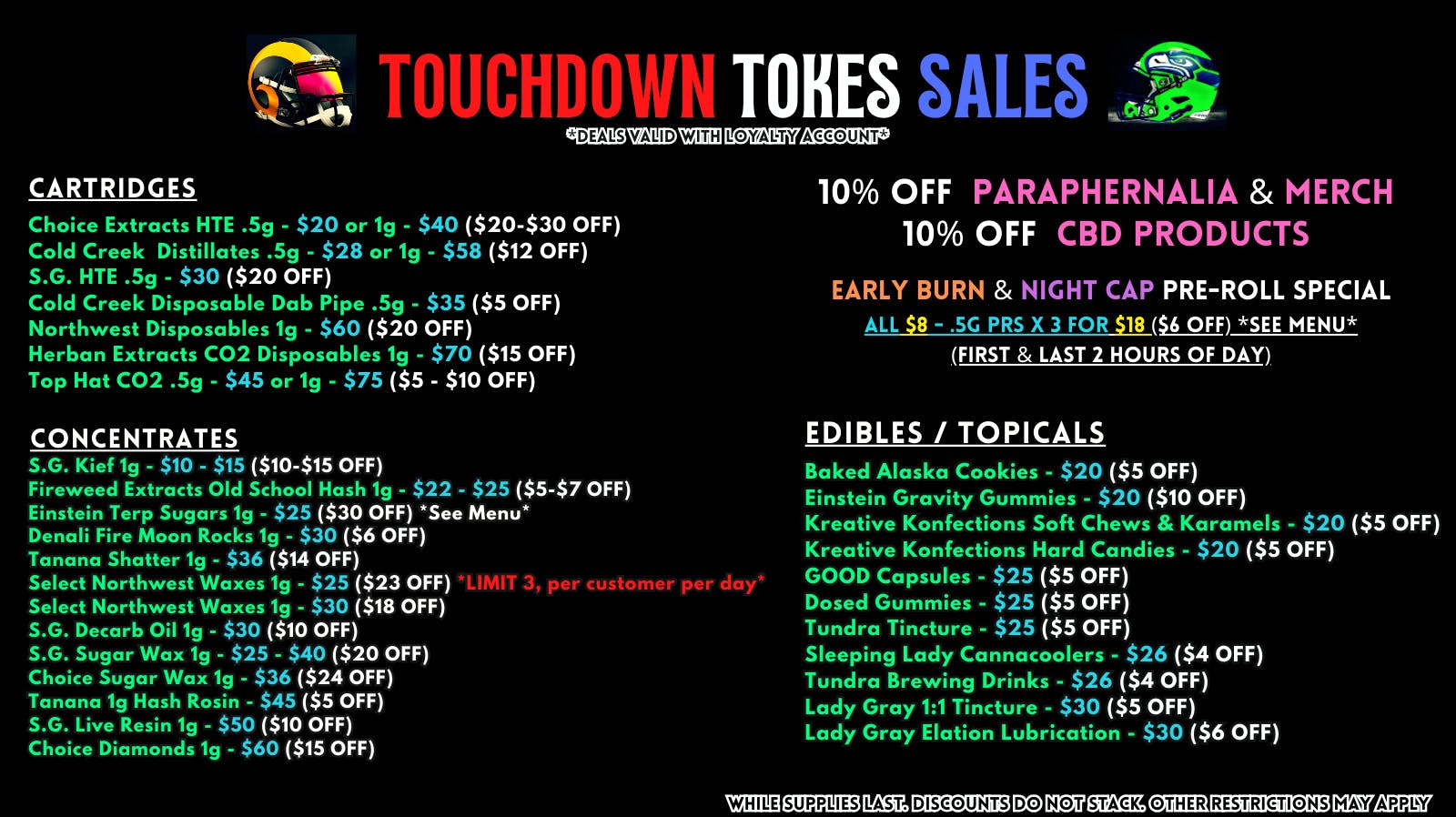 Scorpion Grass - South Anchorage TOUCHDOWN TOKES SALES - CARTS, DABS, EDIBLES!