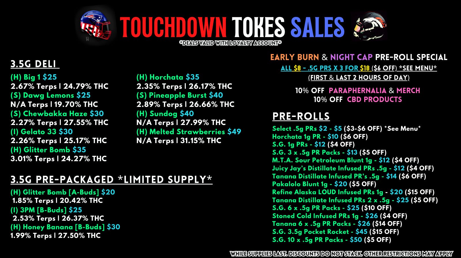 Scorpion Grass - South Anchorage TOUCHDOWN TOKES SALES- FLOWER & PRE-ROLLS!