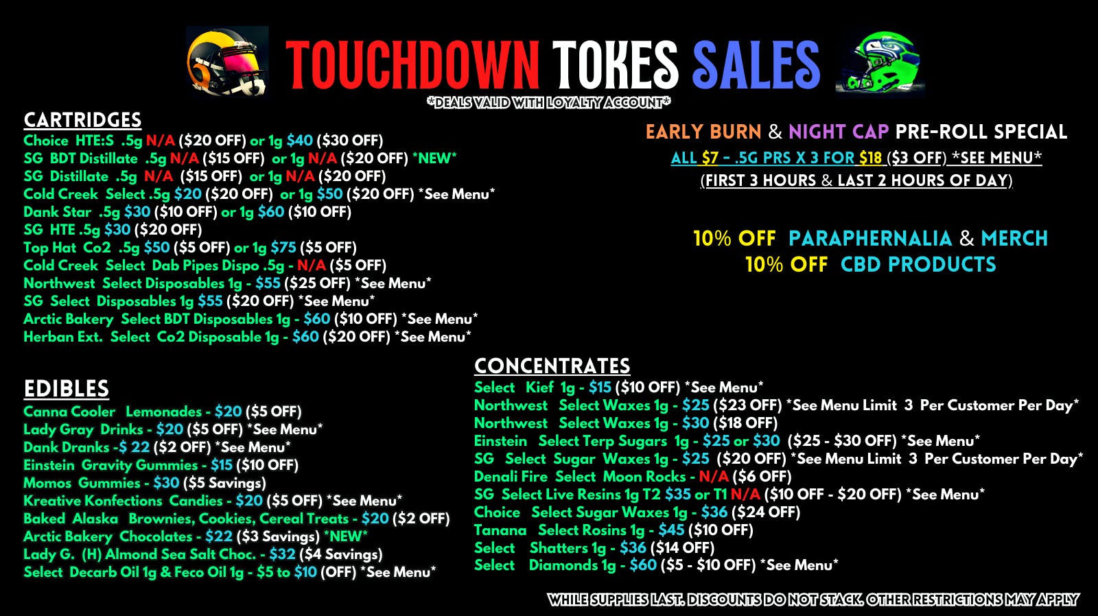 Scorpion Grass TOUCHDOWN TOKES SALES- CARTS, DABS, EDIBLES!