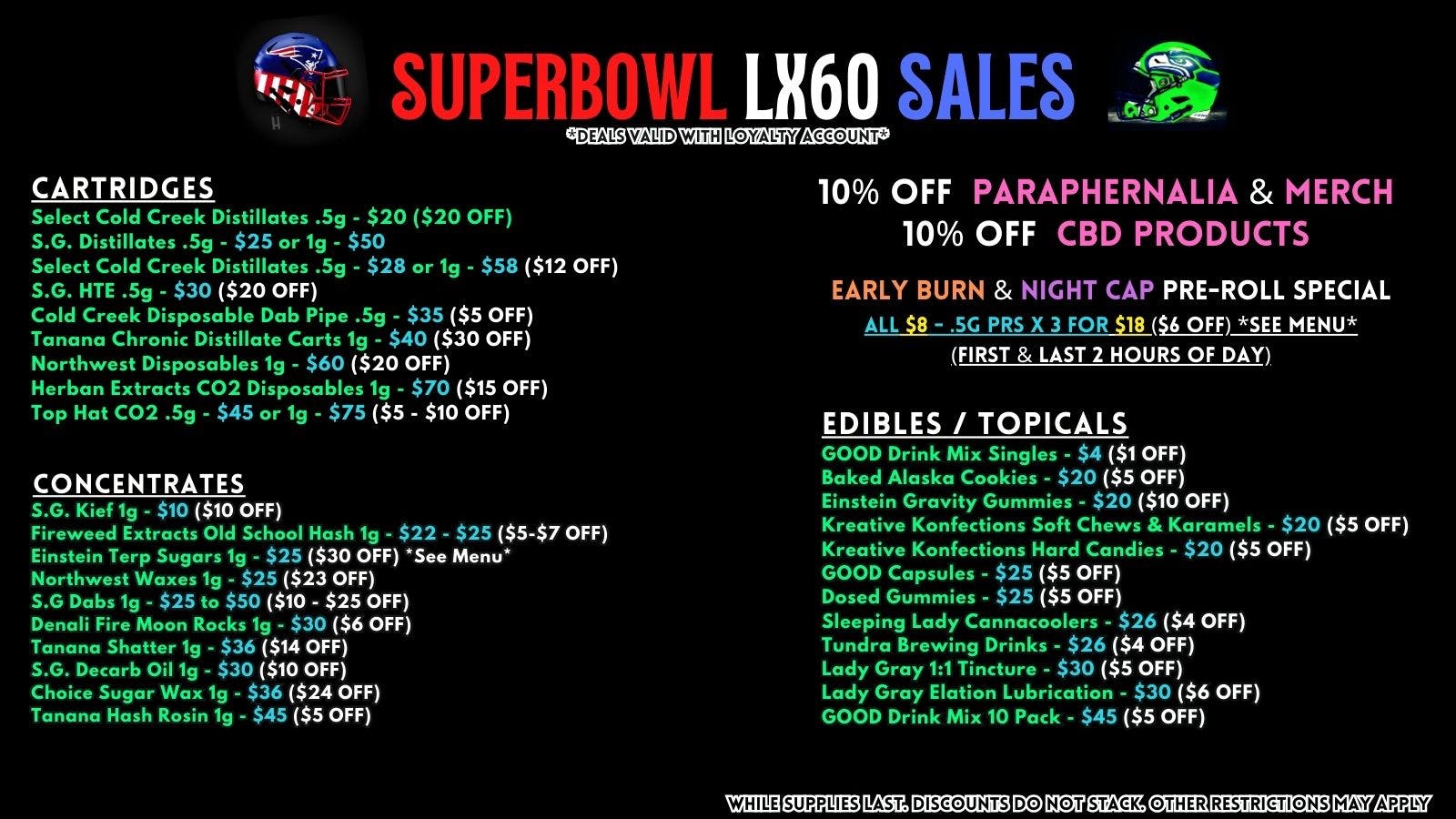 Scorpion Grass - South Anchorage Superbowl LX60 SALES - CARTS, DABS, EDIBLES!