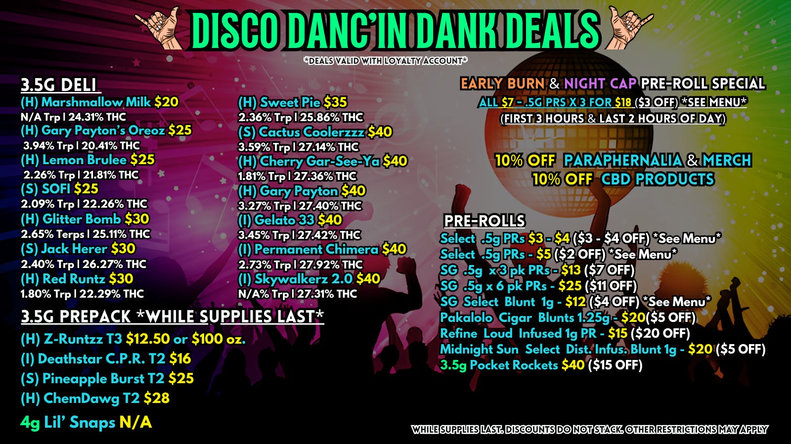 Scorpion Grass DISCO DANC'IN DANK DEALS