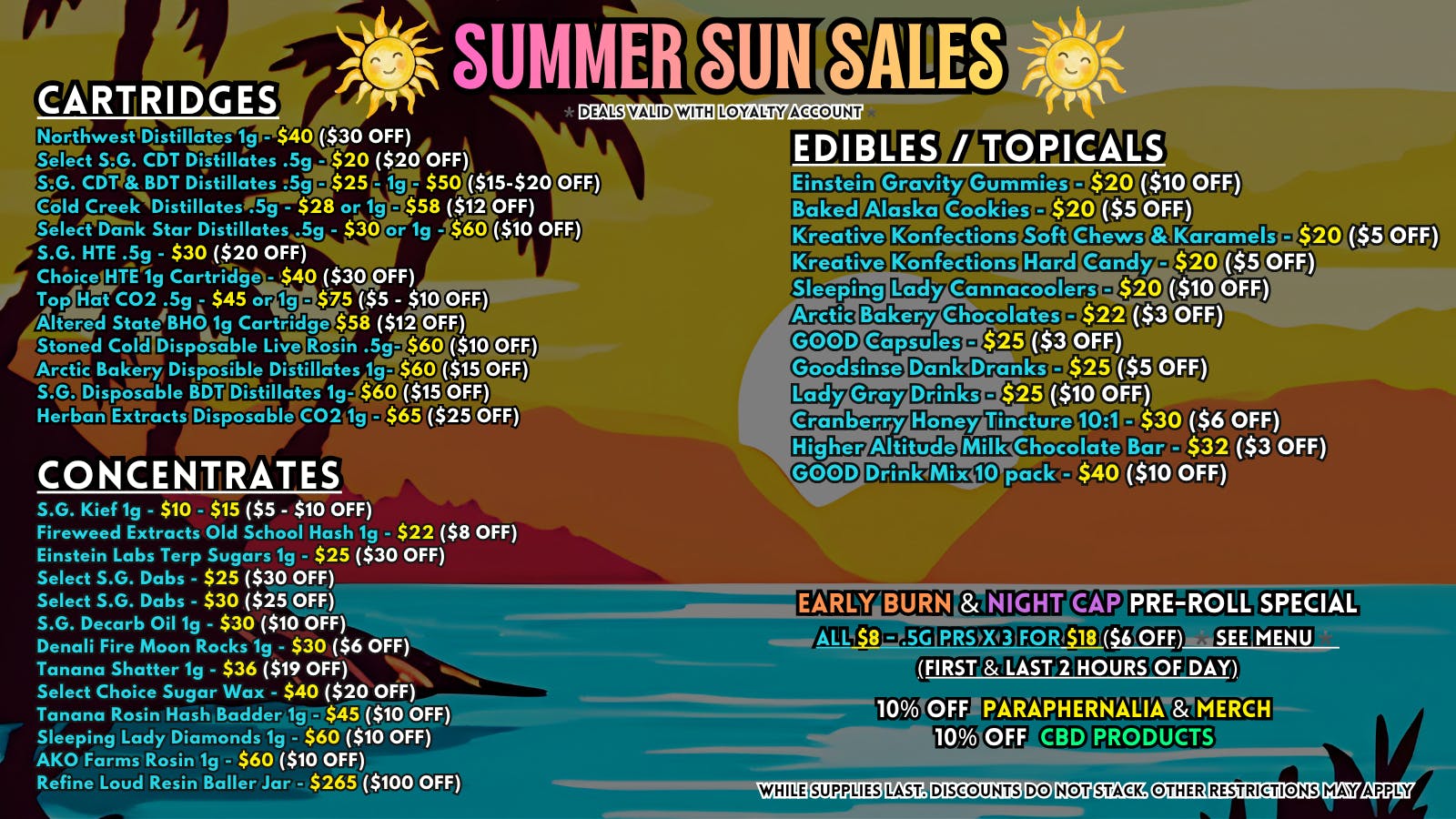 Scorpion Grass - South Anchorage SUMMER SUN SALES! CARTS, DABS, & EDIBLES!