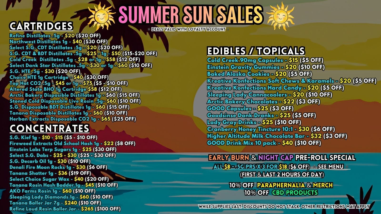 Scorpion Grass - South Anchorage SUMMER SUN SALES! CARTS, DABS, & EDIBLES!