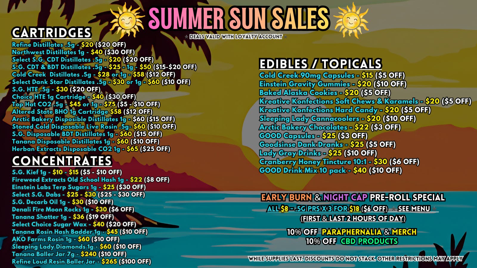Scorpion Grass - South Anchorage SUMMER SUN SALES! CARTS, DABS, & EDIBLES!