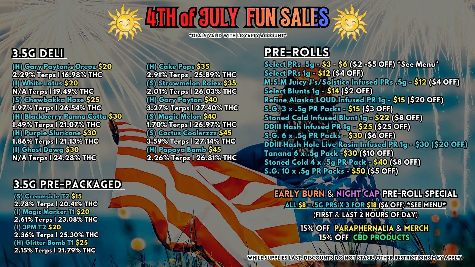 Scorpion Grass - South Anchorage 4TH OF JULY FUN SALES! FLOWER & PREROLLS!