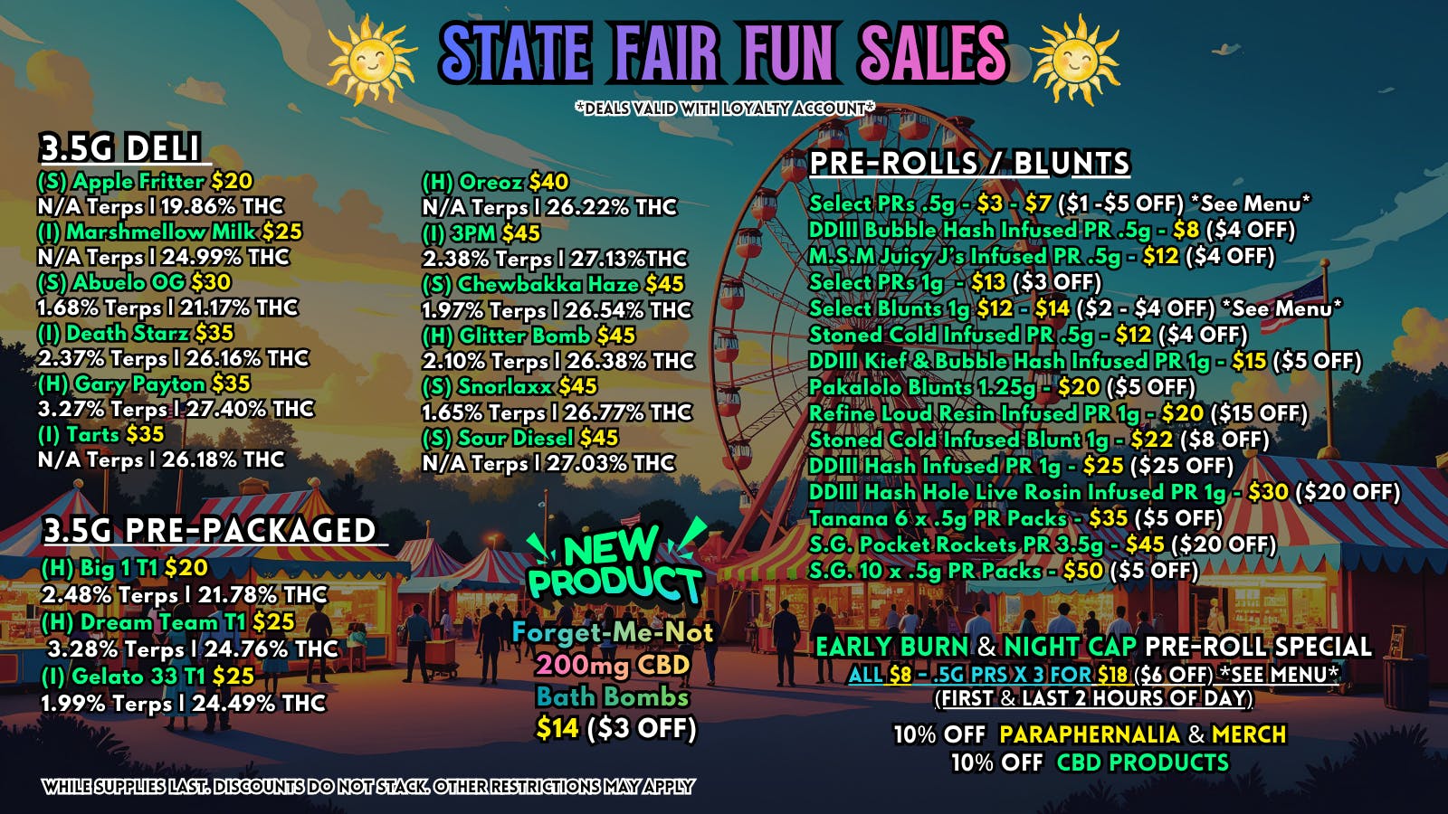 Scorpion Grass - South Anchorage STATE FAIR FUN SALES! FLOWER & PREROLLS