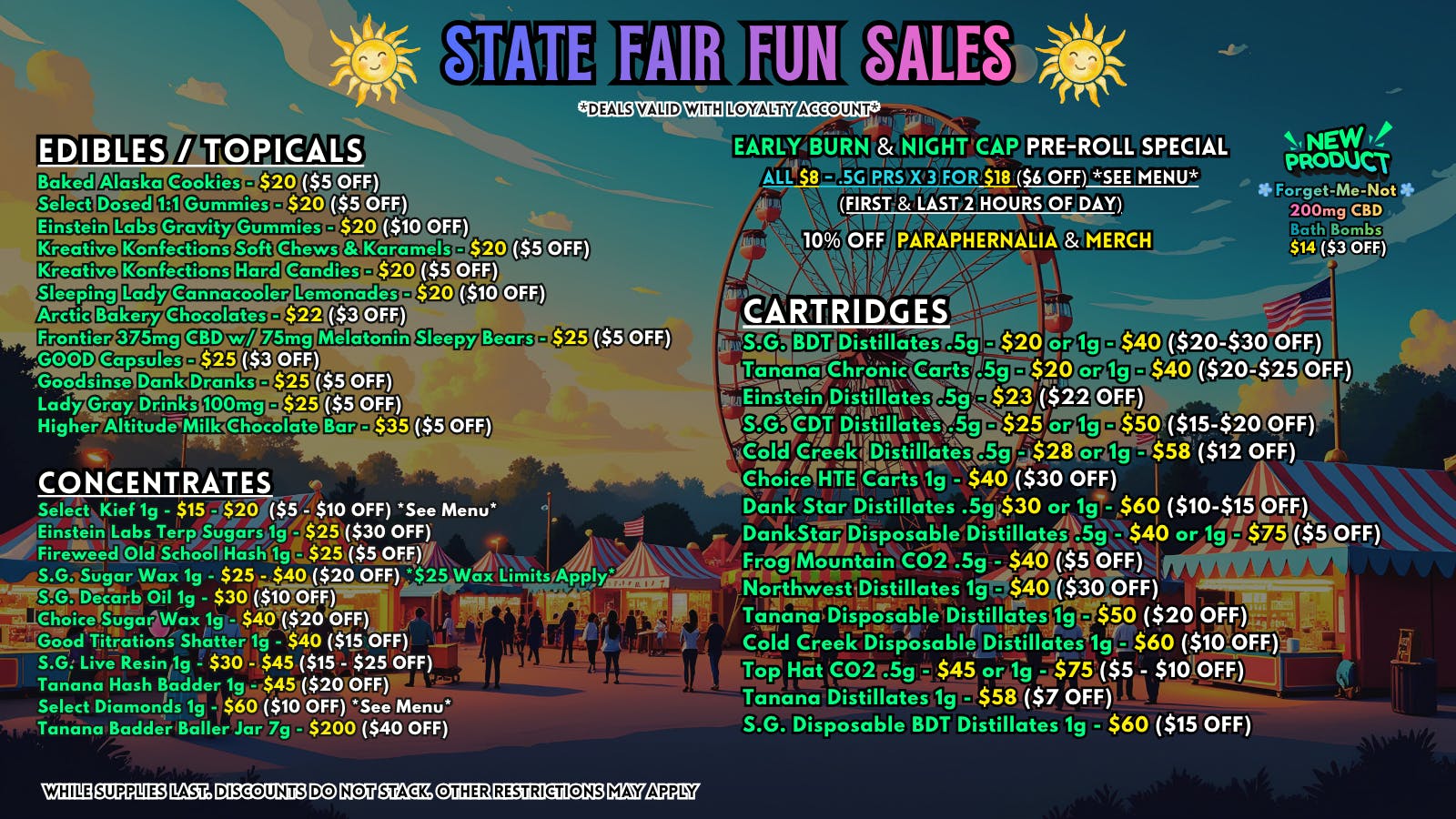 Scorpion Grass - South Anchorage STATE FAIR FUN SALES! CARTS, DABS & EDIBLES