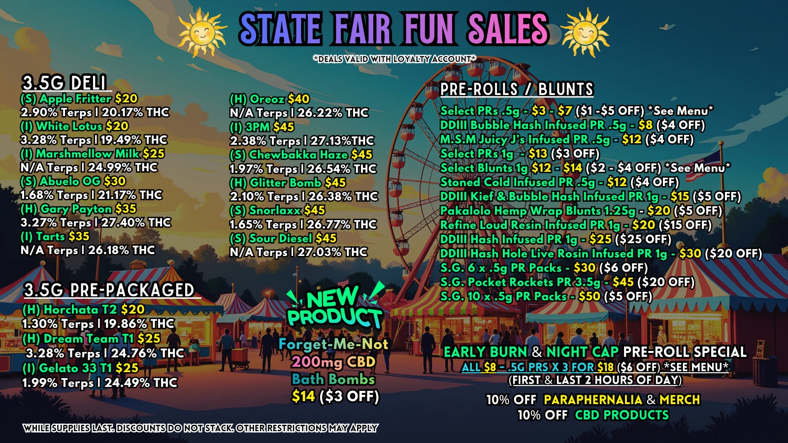 Scorpion Grass - South Anchorage STATE FAIR FUN SALES! FLOWER & PREROLLS