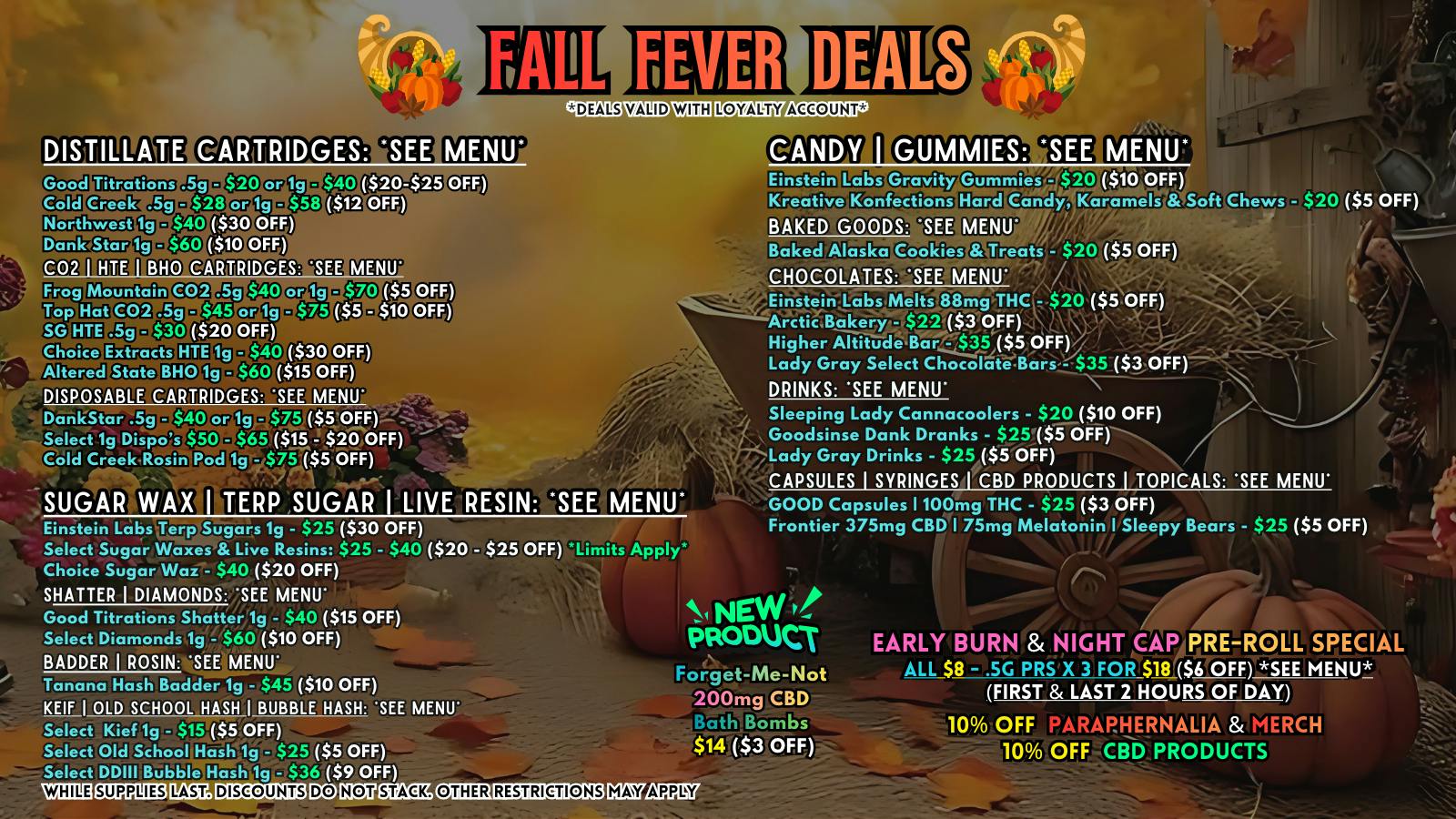 Scorpion Grass - South Anchorage FALL FEVER DEALS! CARTS, DABS & EDIBLES