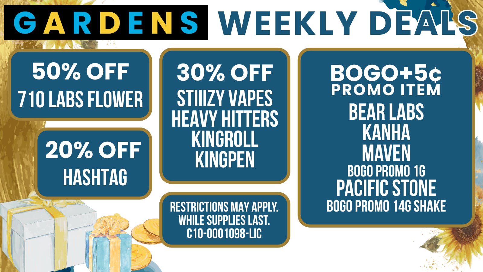 Releaf on Vine - Oxnard December 11th - 18th Weekly Deals